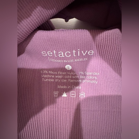 Set Active Small Ribbed V Purple Bra.💜⚡️ - Picture 3 of 3